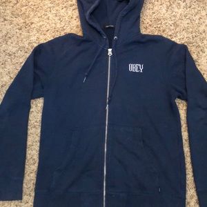 Obey Zip-Up Hoodie